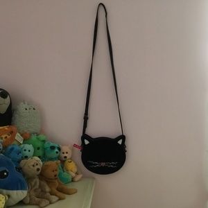 NWOT Lily Bloom “Check Meowt” Cat-Shape Purse